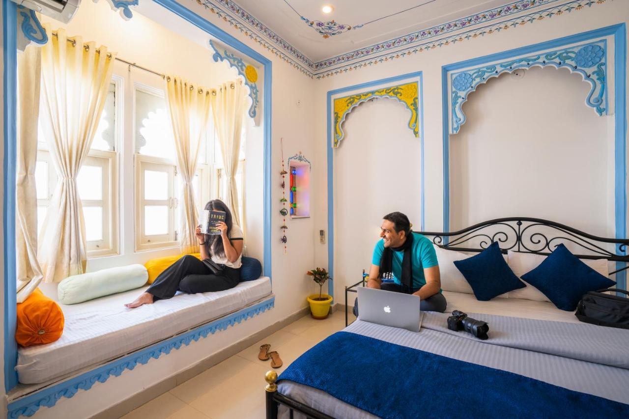 Shalom Backpackers Udaipur Pansiyon Dış mekan fotoğraf